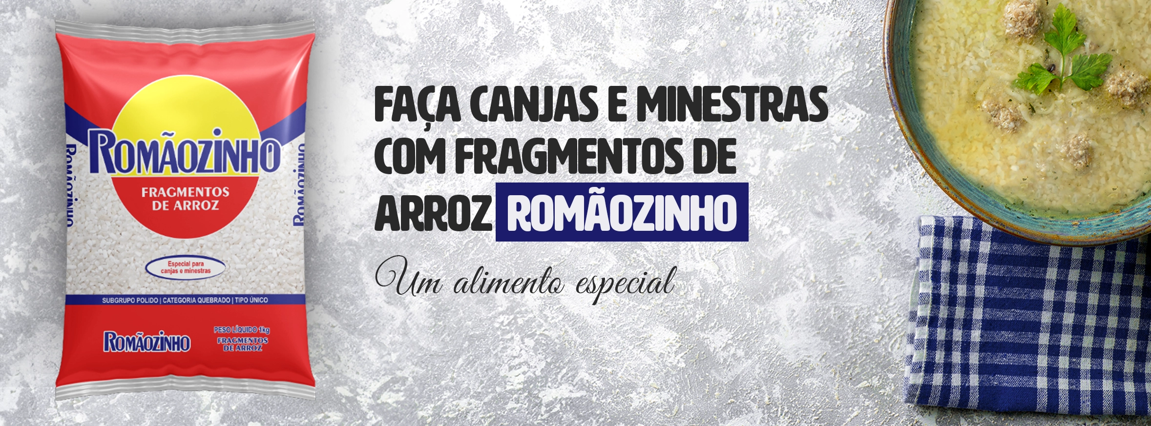 Banner Arroz Romãozinho